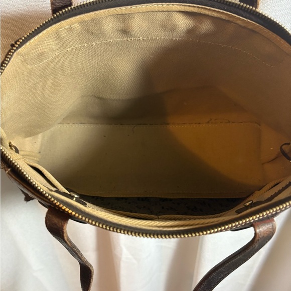 Vintage‎ Dooney & Bourke Signature DB Purse Large Tassel Tote Y2K Brown GUC! - Picture 11 of 14